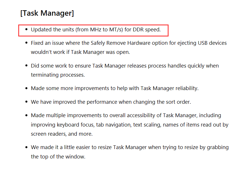 “MHz”已成為歷史!微軟將在Windows中改用“MT/s”為內(nèi)存單
