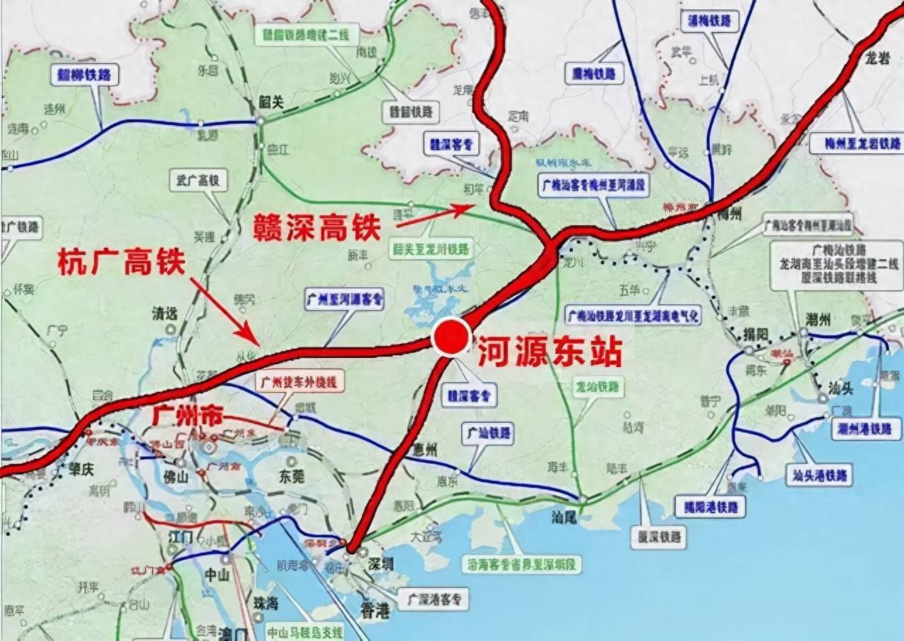 全長312.8公里的贛廣高鐵,時速350公里,連接贛州西站和廣州北站