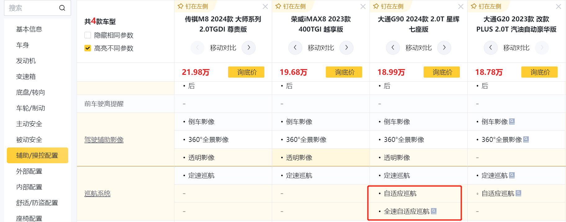誰才是家用MPV性價比之王?傳祺M8/榮威imax8/大通G20/G90?