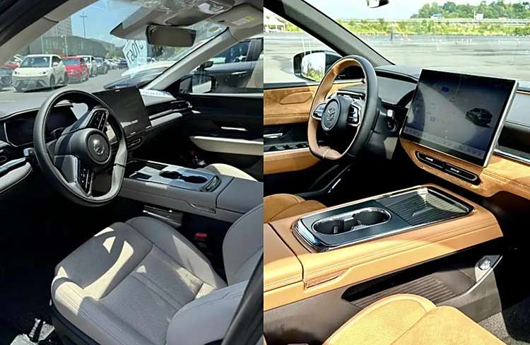 無框車門+電動尾翼,馬自達EZ-6實車現已到店,預計15萬元起售