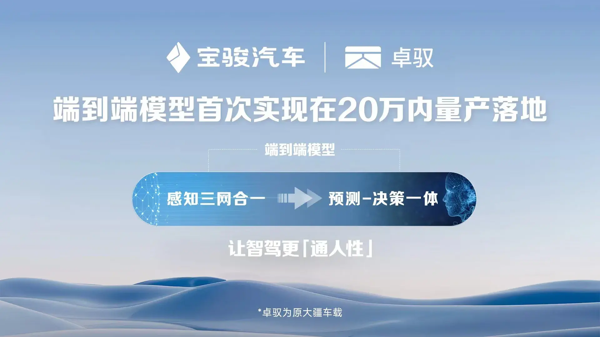寶駿云海首發搭載靈眸智駕2.0 Max!「端到端模型首次實現20萬落地