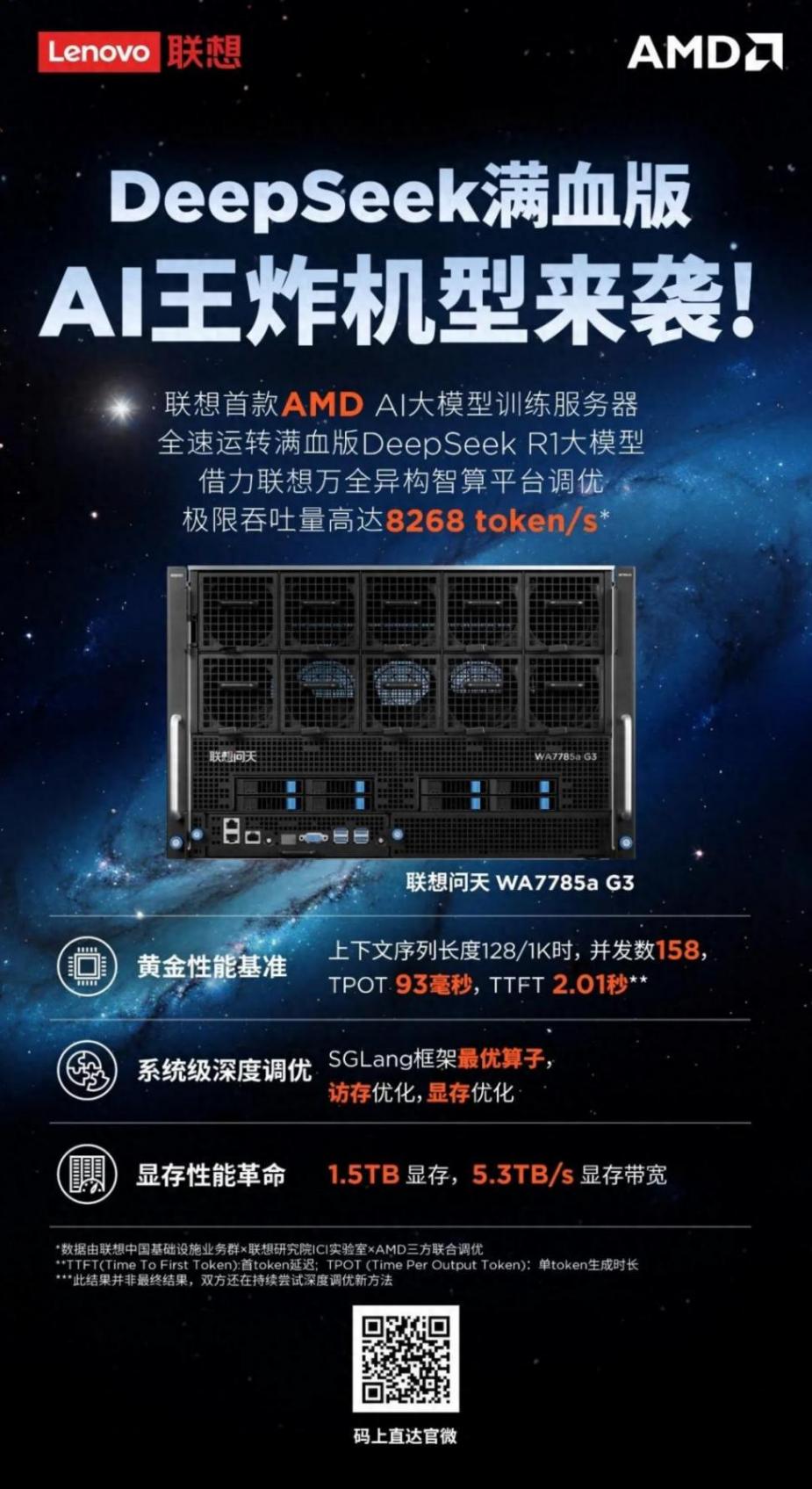 千億大模型極限吞吐8268 token/s!聯想AI服務器性能再度打破記錄